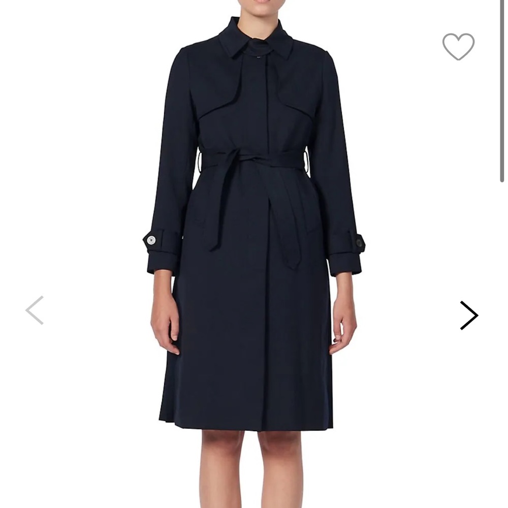 Sandro pleated trench coat